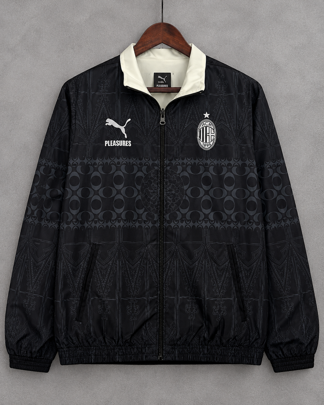 AC Milan x Pleasures Reversible Windbreaker