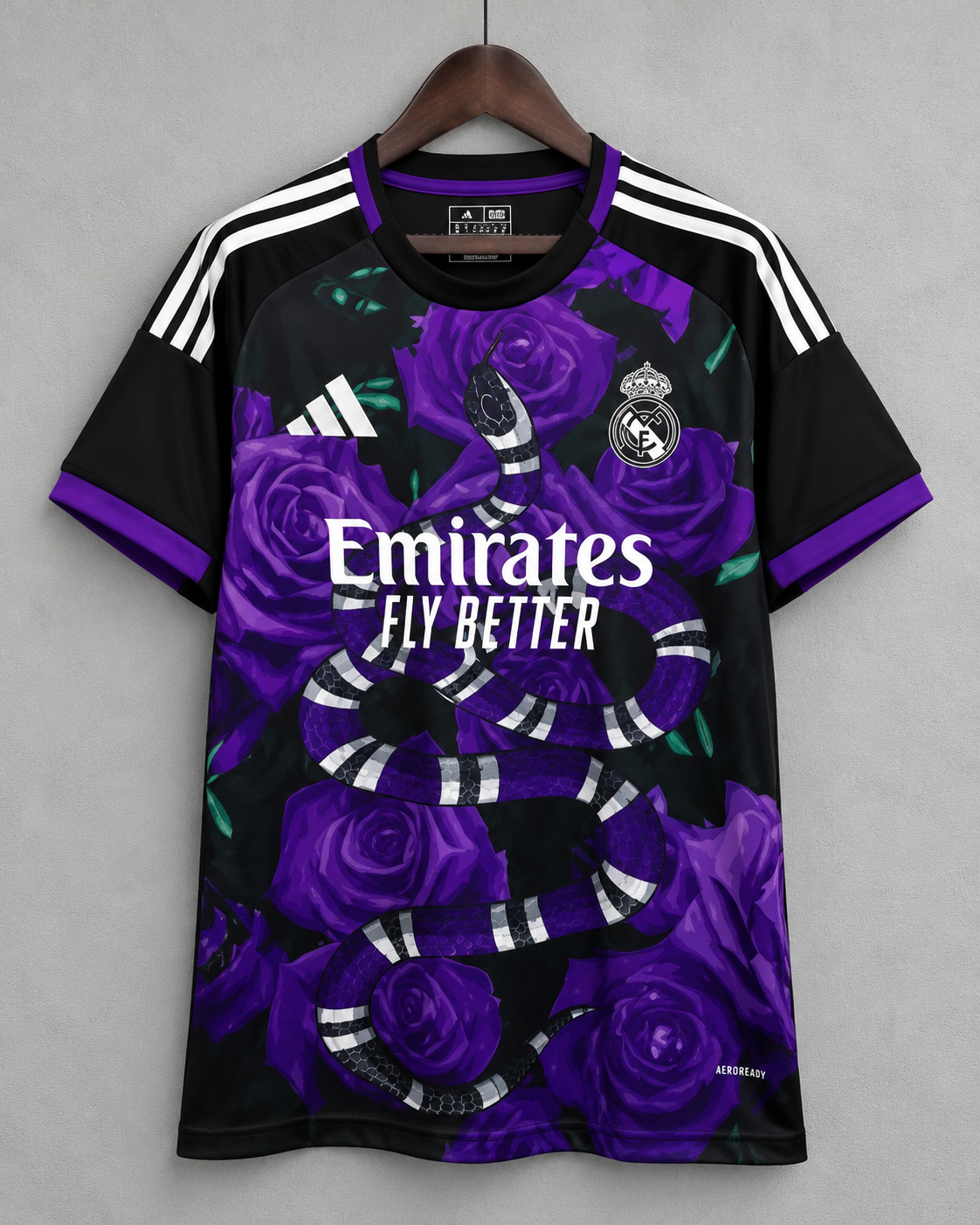 Real Madrid Snake Shirt Purple