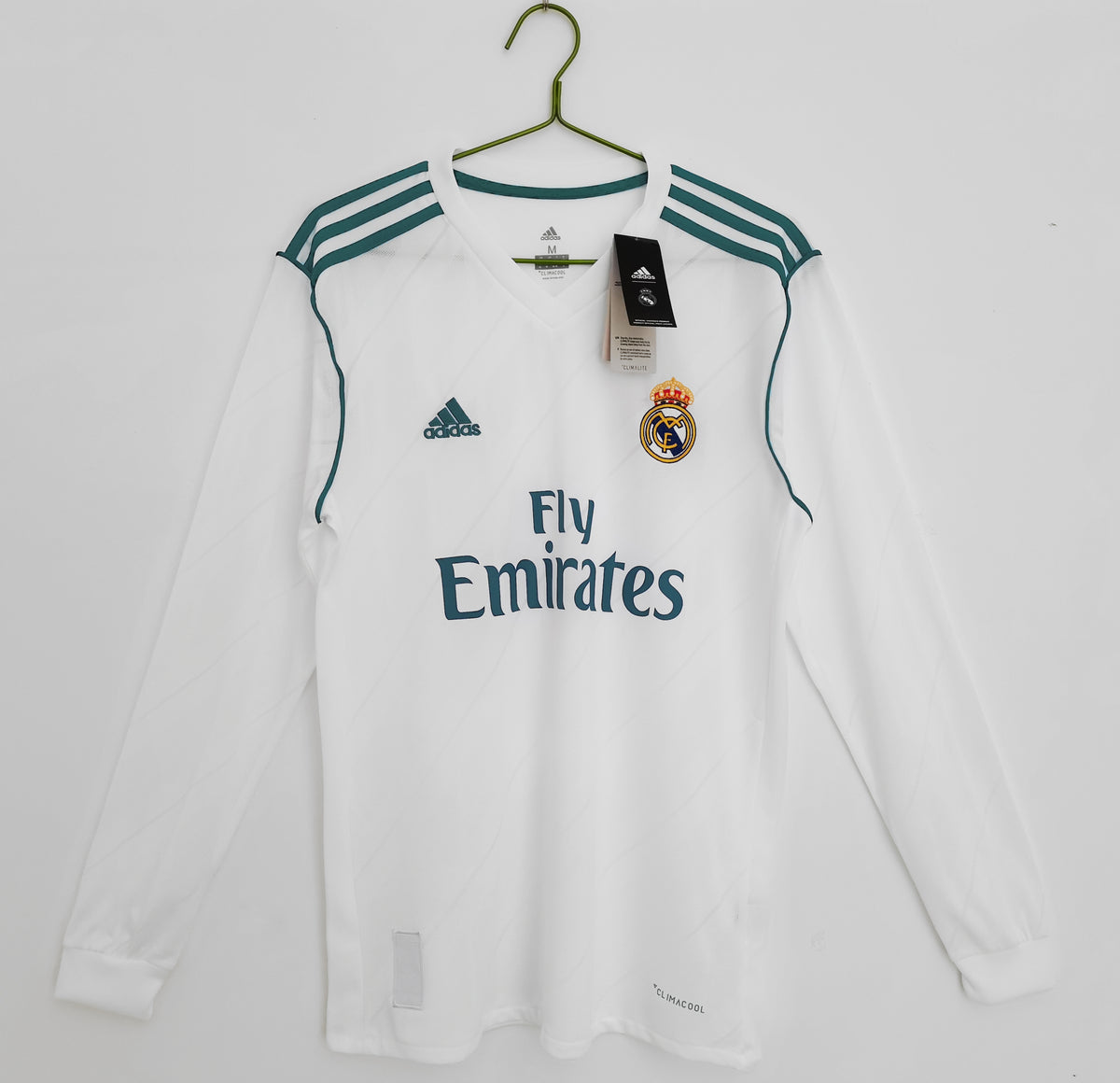 Real Madrid 2017/18 Long Sleeve Home Shirt