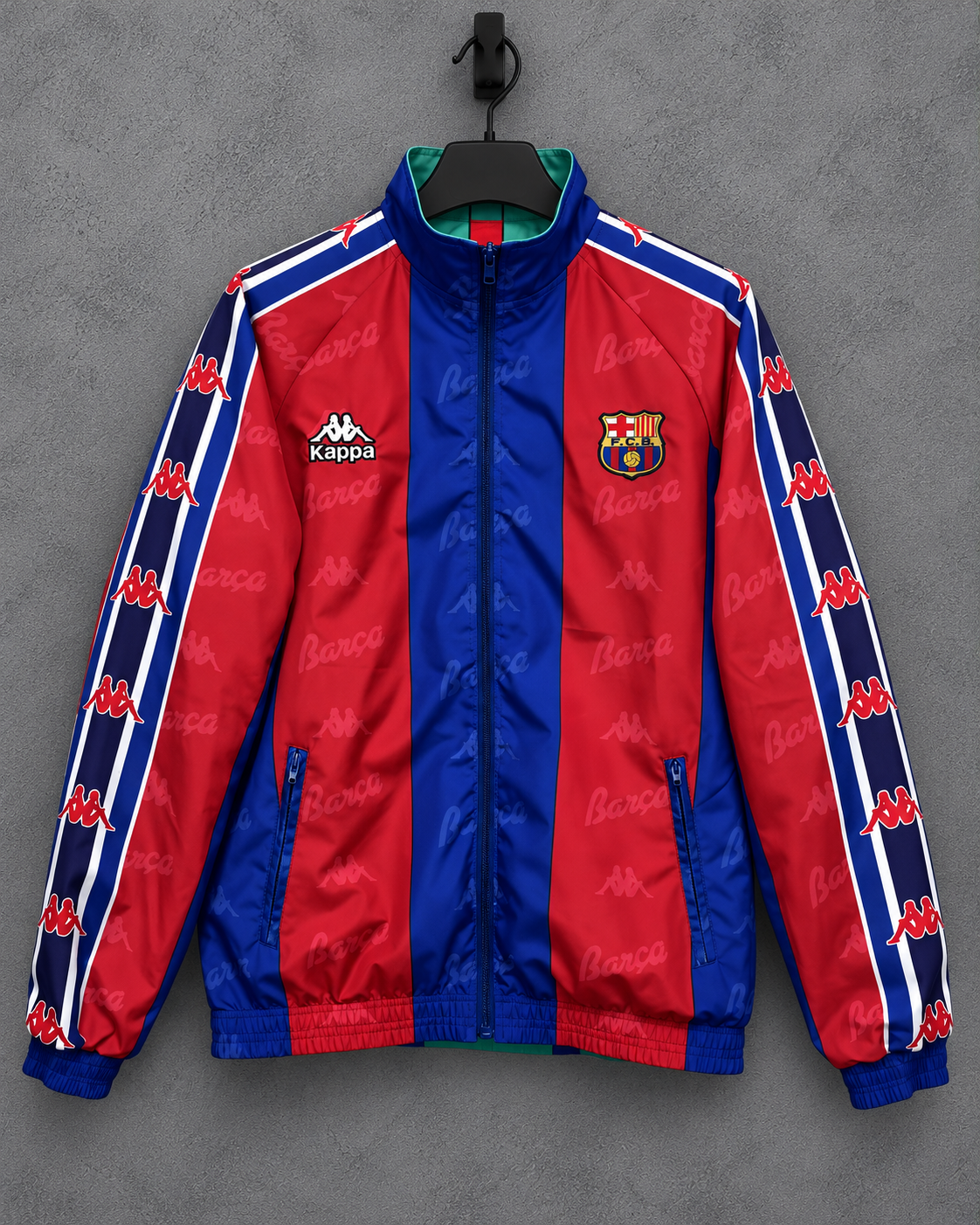 Barcelona Retro Reversible Windbreaker