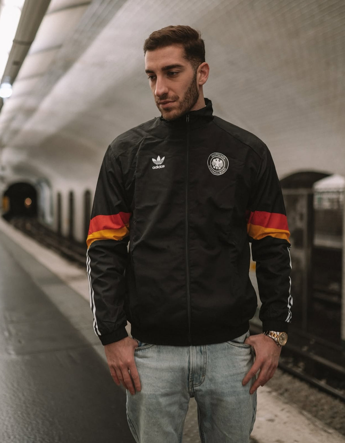 Germany 2024/2025 Windbreaker (Black)