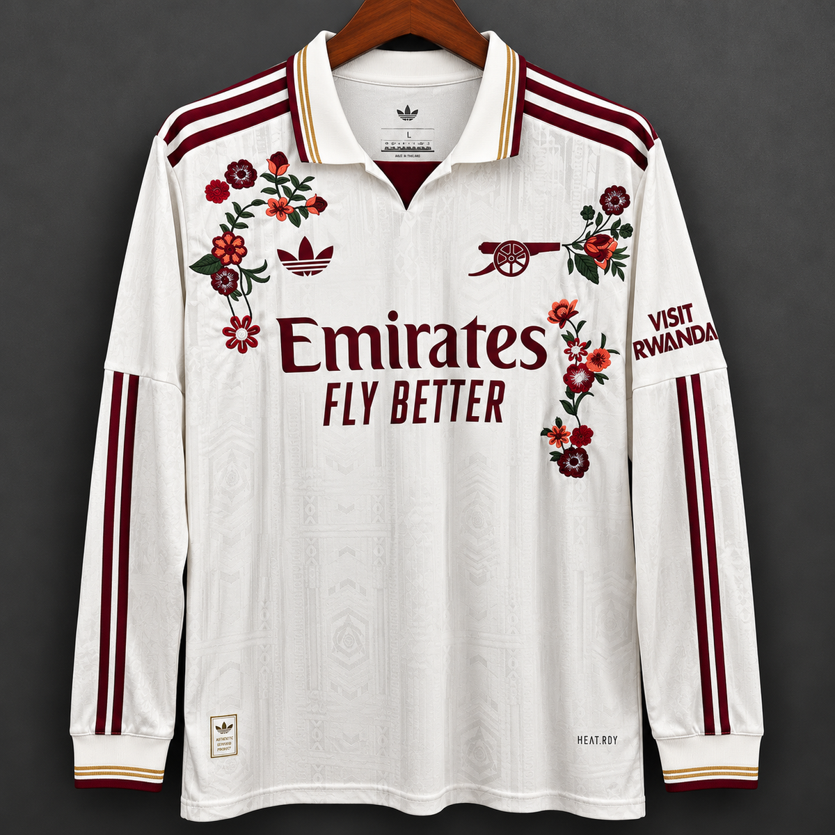 Arsenal 2025/26 Third Long Sleeve Shirt (Floral Embroidery)