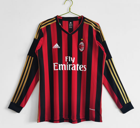 AC Milan 2013/14 Long Sleeve Home Shirt