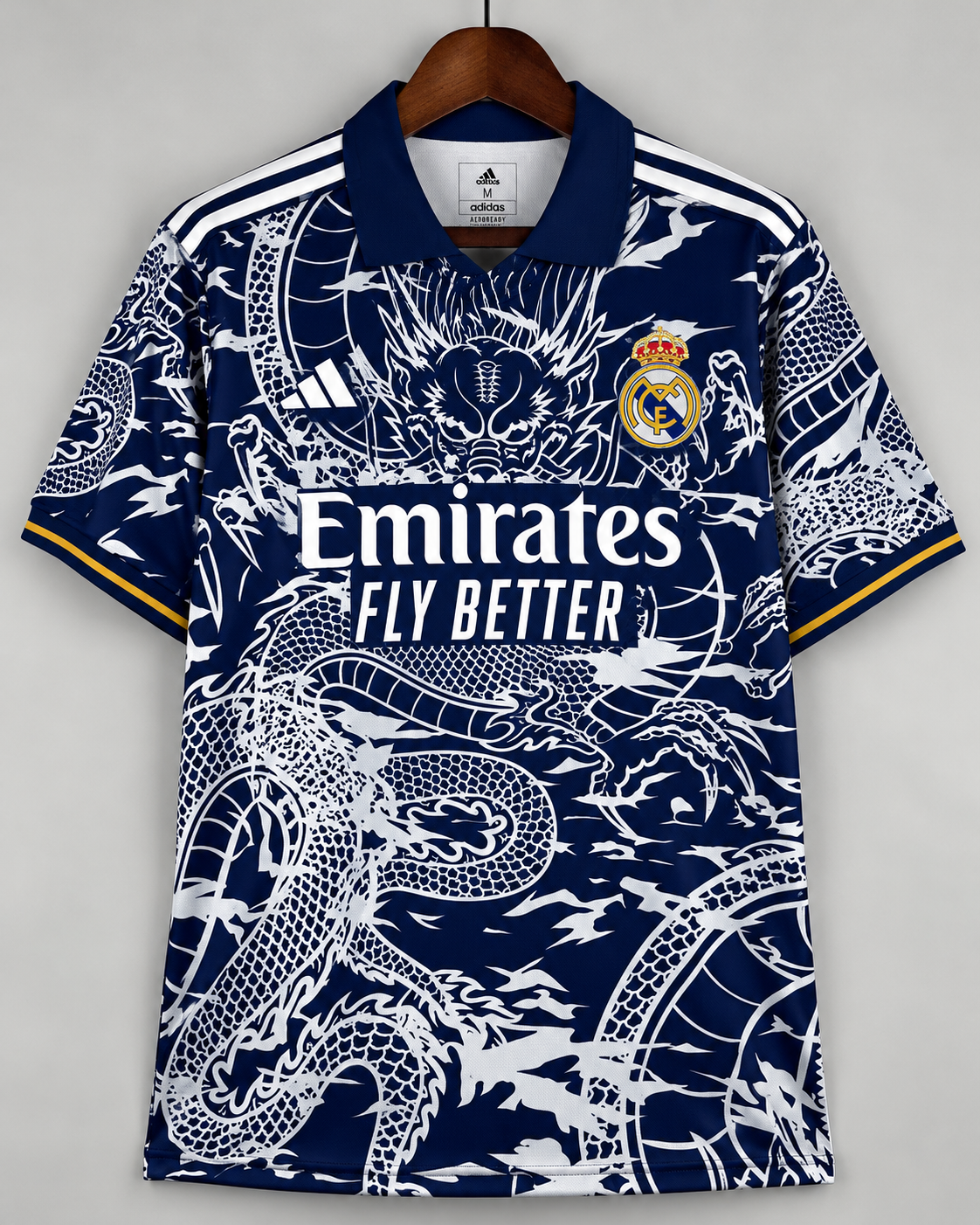 Real Madrid Blue Dragon Shirt