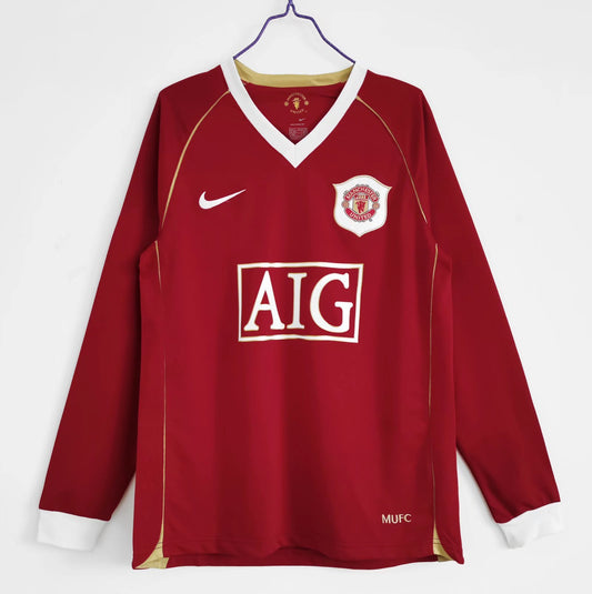 Manchester United 2006/07 Long Sleeve Home Shirt