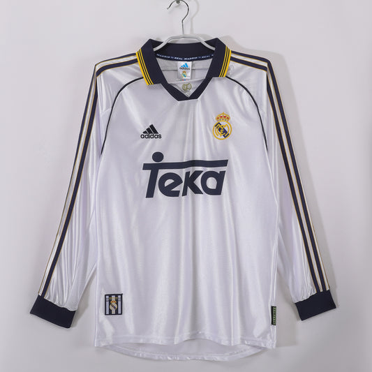 Real Madrid 1999/00 Long Sleeve Home Shirt