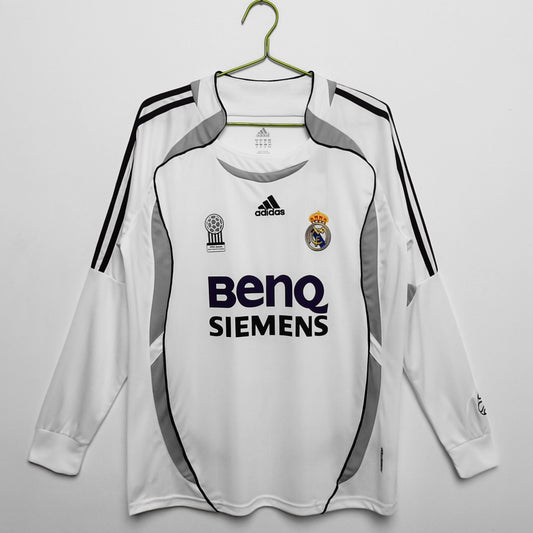 Real Madrid 2006/07 Long Sleeve Home Shirt
