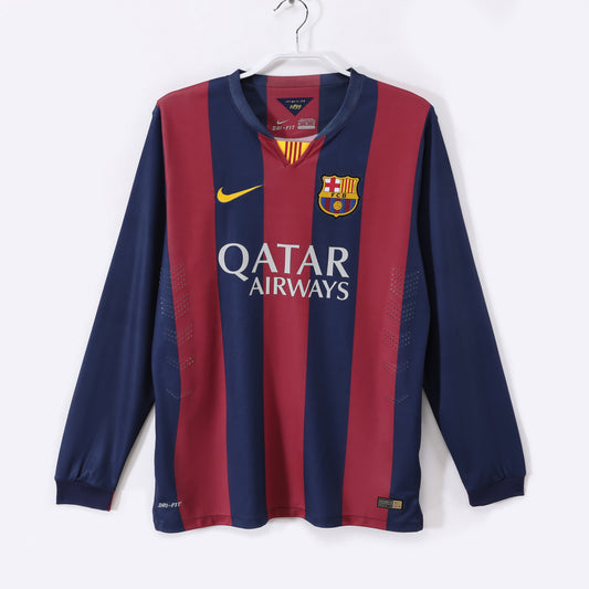 Barcelona 2014/15 Long Sleeve Home Shirt