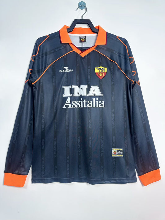 Roma 1999/00 Long Sleeve Away Shirt