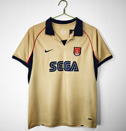 Arsenal 2001/02 Gold Away Shirt