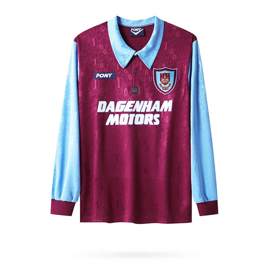 West Ham 1995/97 Home Long Sleeve Shirt