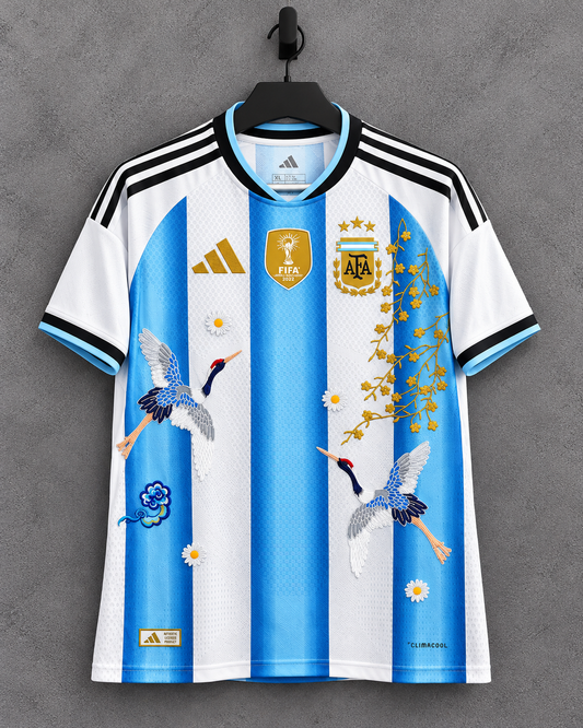 Argentina 2026 Home Shirt (Floral Embroidery)