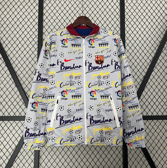 Barcelona Reversible Windbreaker (Grey)