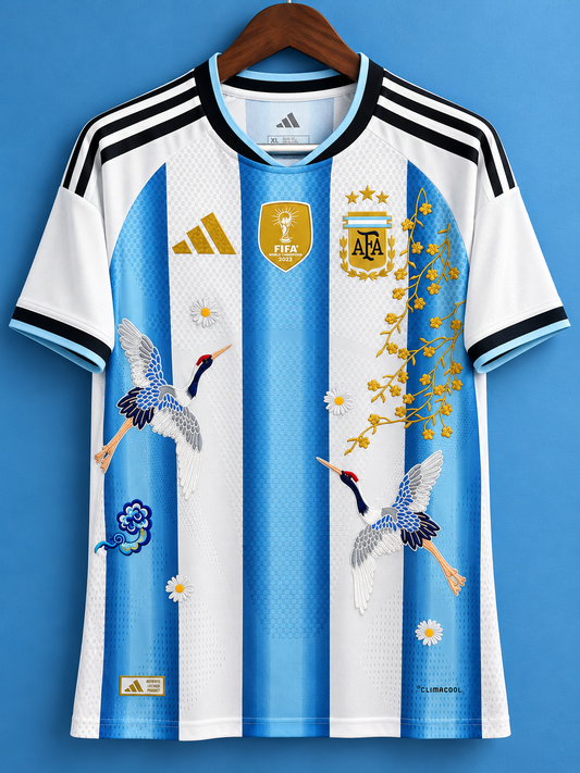 Argentina 2026 Home Shirt (Floral Embroidery)