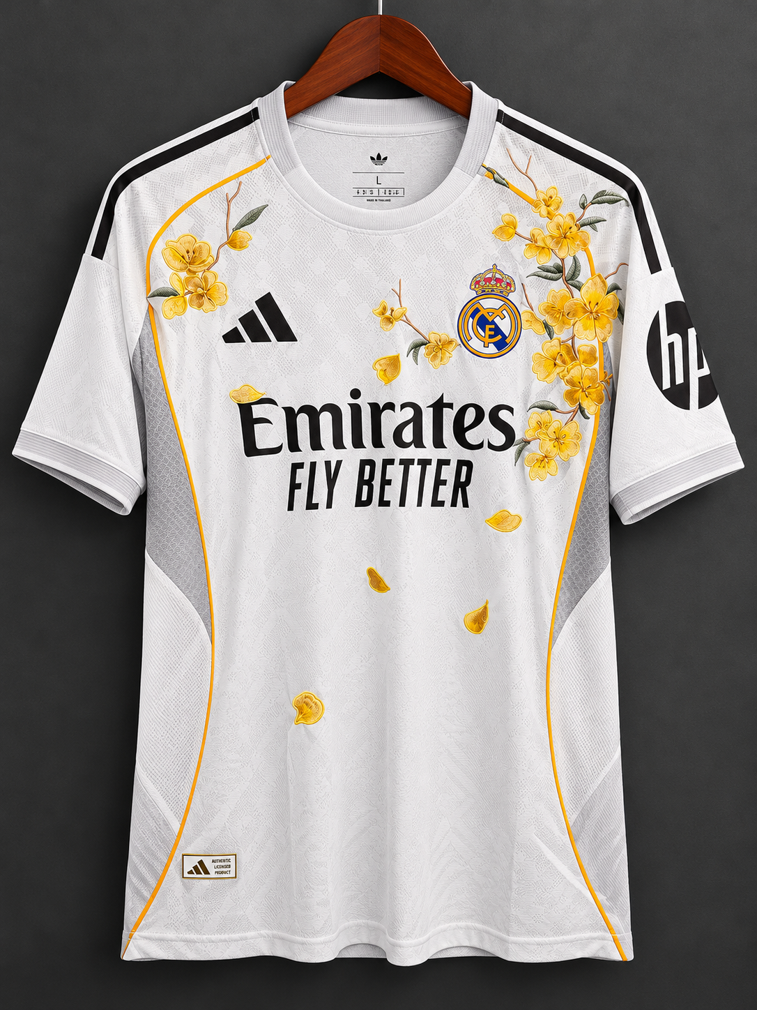 Real Madrid 2025/26 Home Shirt (Floral Embroidery)