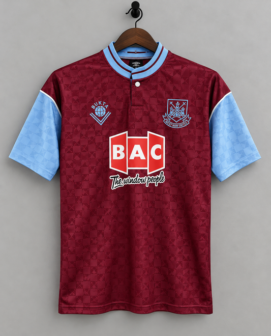 West Ham 1989/90 Home Shirt