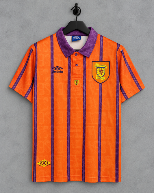 Scotland 1993/95 Red Away Shirt