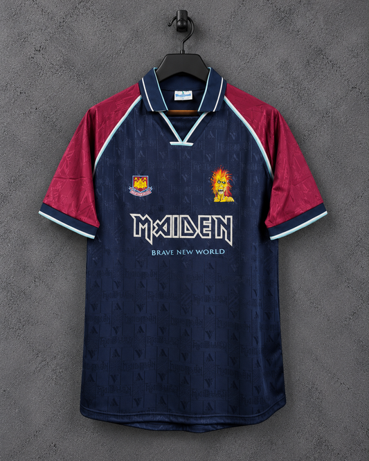 West Ham x Iron Maiden 1999/01 Home Shirt