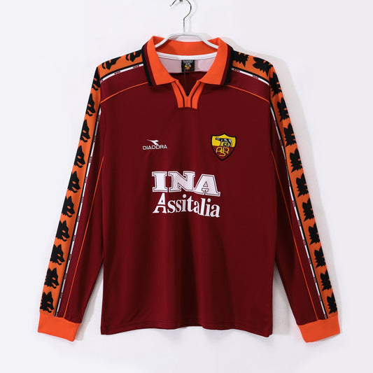 Roma 1998/99 Long Sleeve Home Shirt