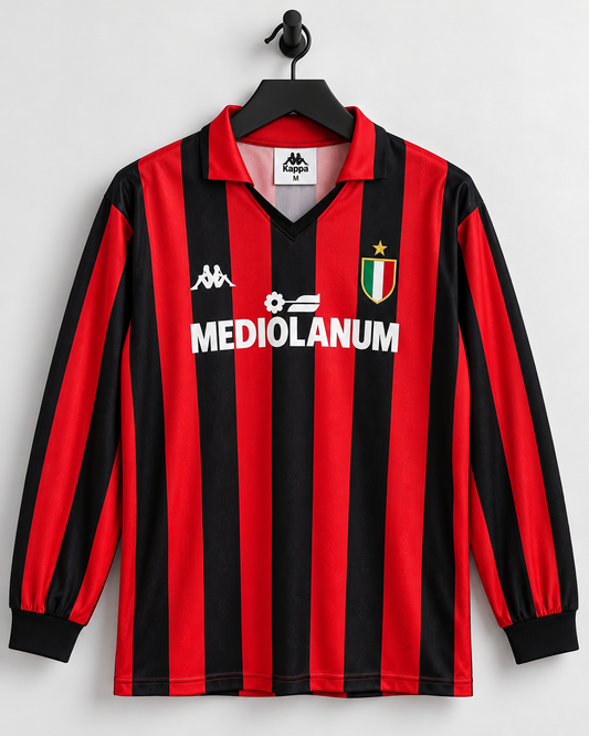AC Milan 1988/89 Long Sleeve Home Shirt