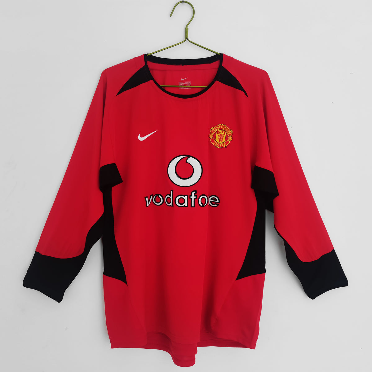 Manchester United Long Sleeve 2002/03 Home Shirt