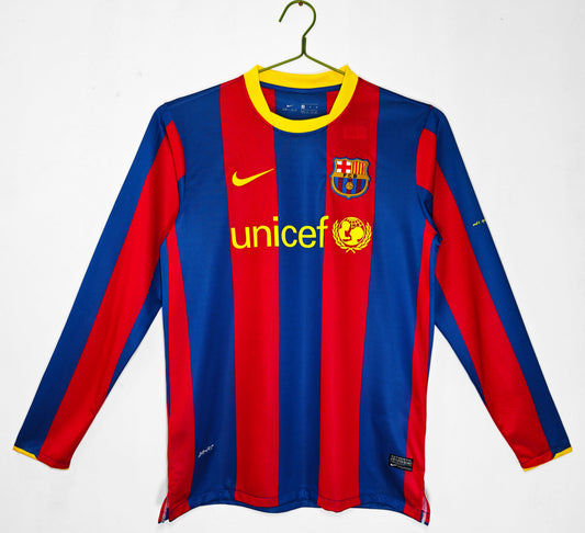 Barcelona 2010/11 Long Sleeve Home Shirt
