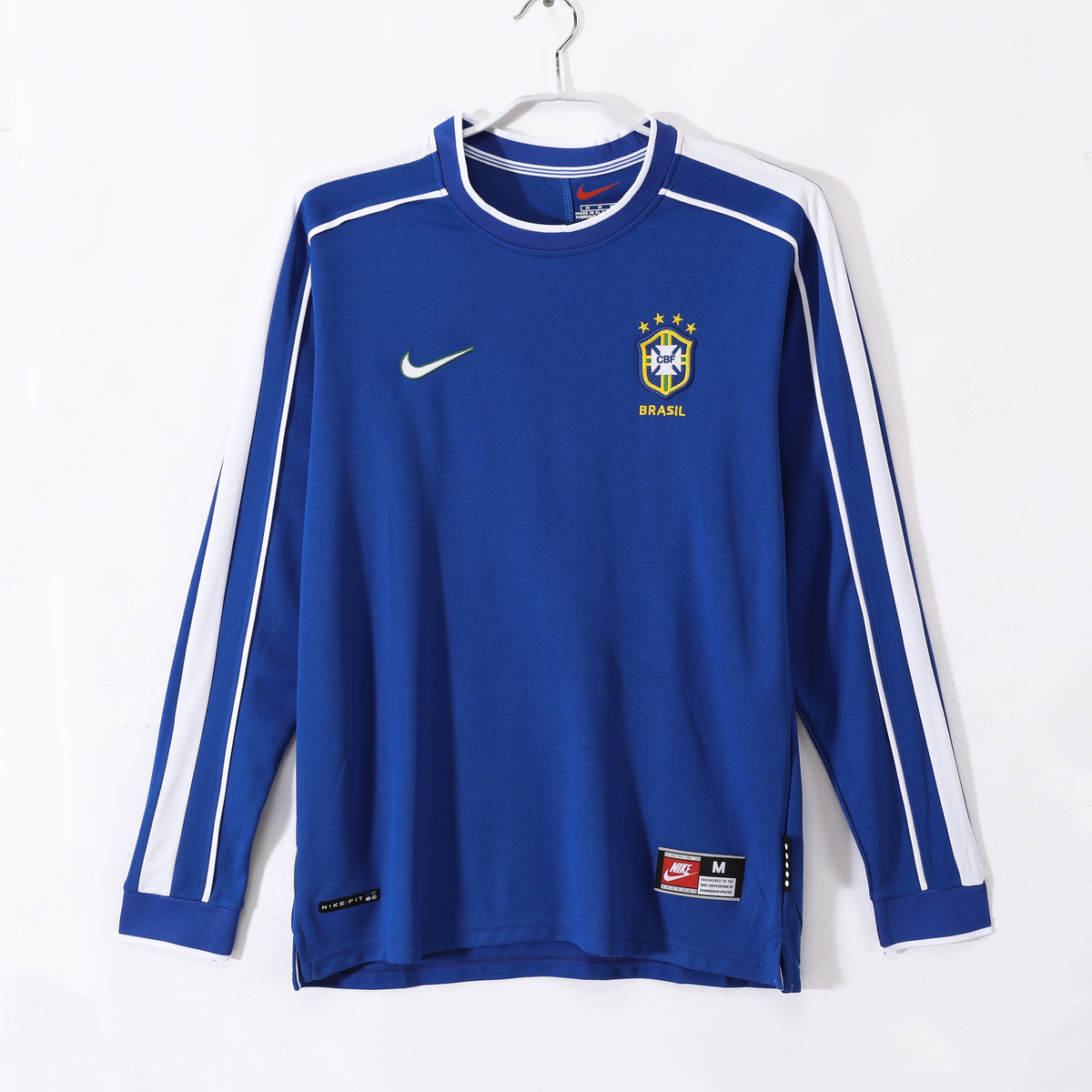 Brazil 1998 Long Sleeve Away Shirt