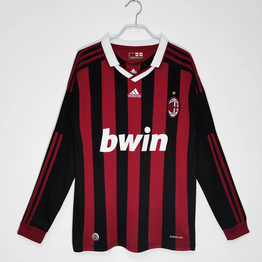 AC Milan 2009/10 Long Sleeve Home Shirt